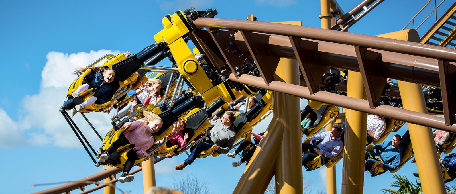 Rollercoaster at Paultons Park, Hampshire